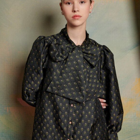 Sister Jane - Ballad Jacquard Bow Dress - Never Worn (without tags) - L+ - Picture 2 of 6